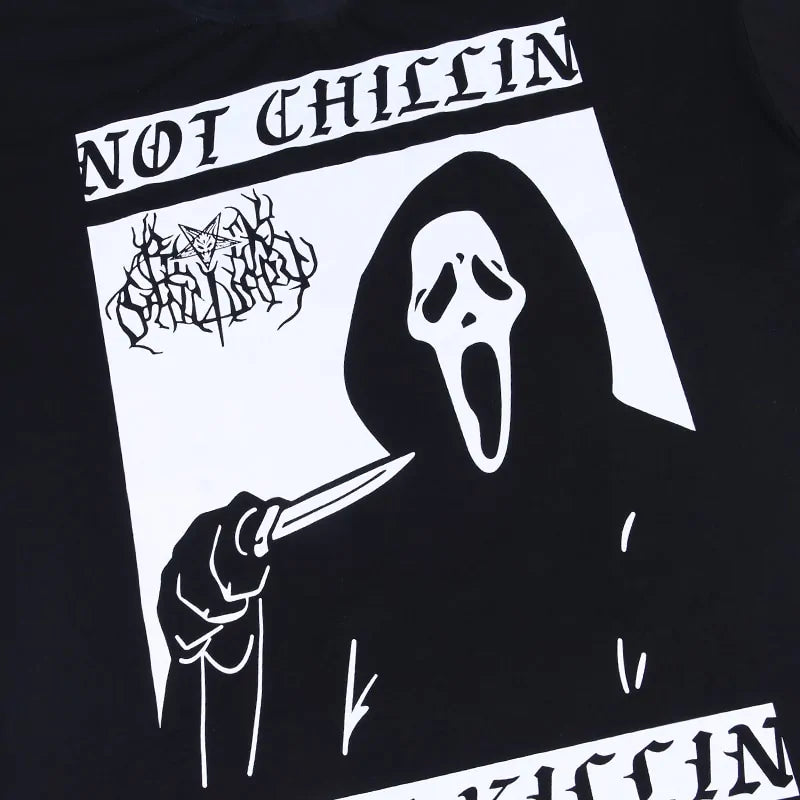 Grunge Black Tee Satanic Goth Witch Shirts