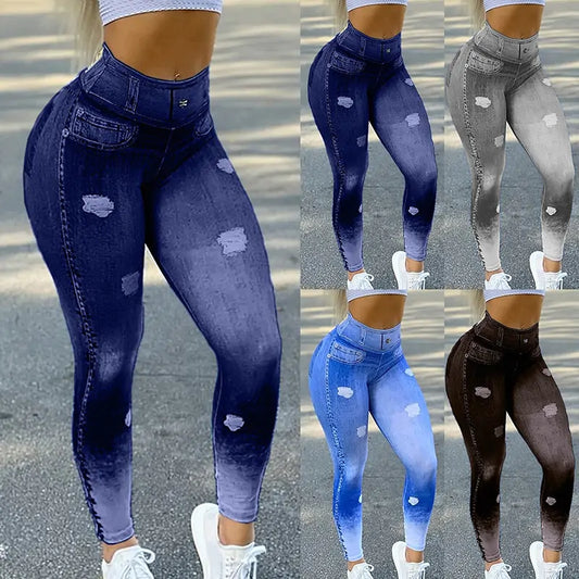 Denim Jeans Leggings