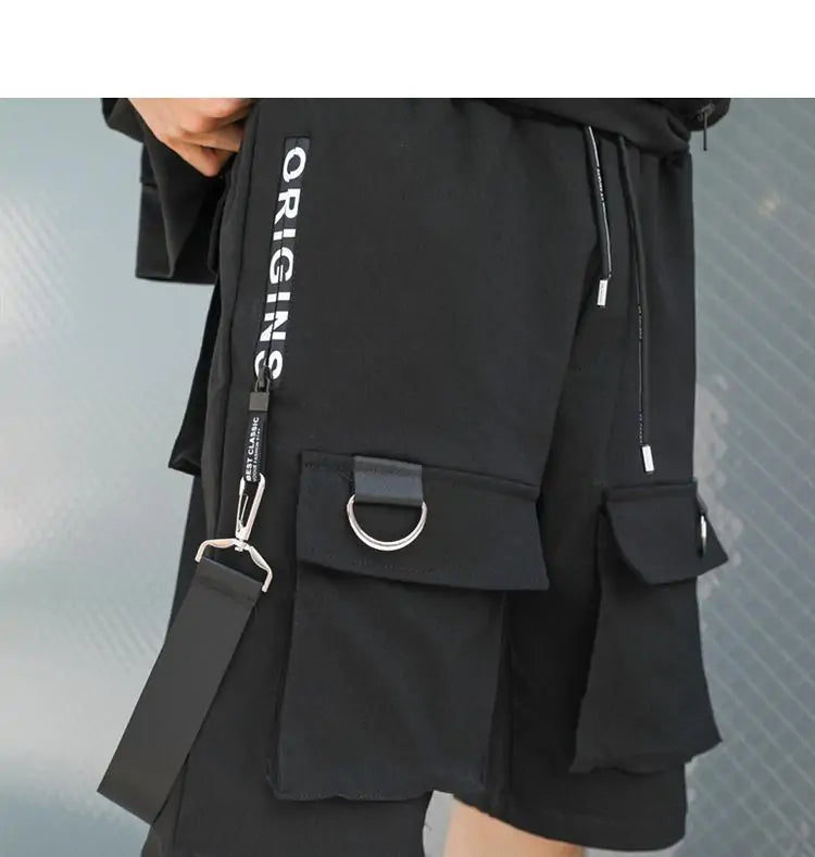 Punk Knee Length Shorts